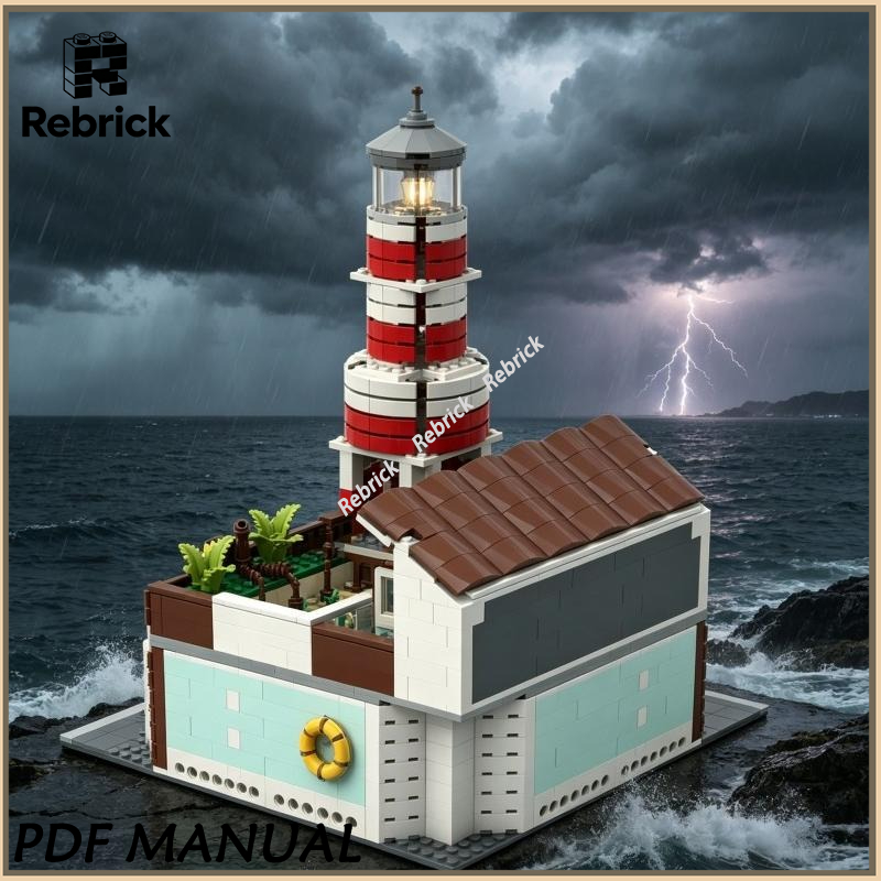 Marine Aquarium Home - Realistic City Aquarium MOC Building Blocks