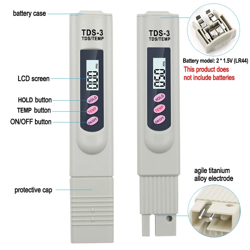 1/3 Pcs Portable LCD Digital T - Aquarium Marine Filter recension och pris