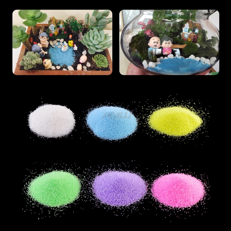 1 Bag 6 Color Quartz Sand Mini - Aquarium Marina recension och pris