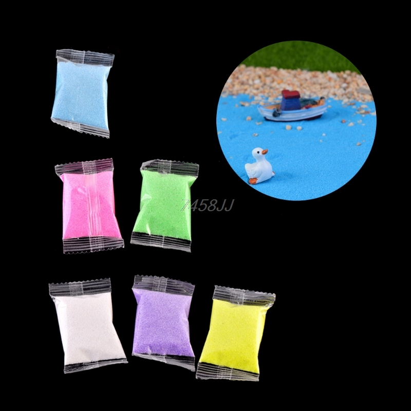 1 Bag 6 Color Quartz Sand Mini - Aquarium Marina recension och pris