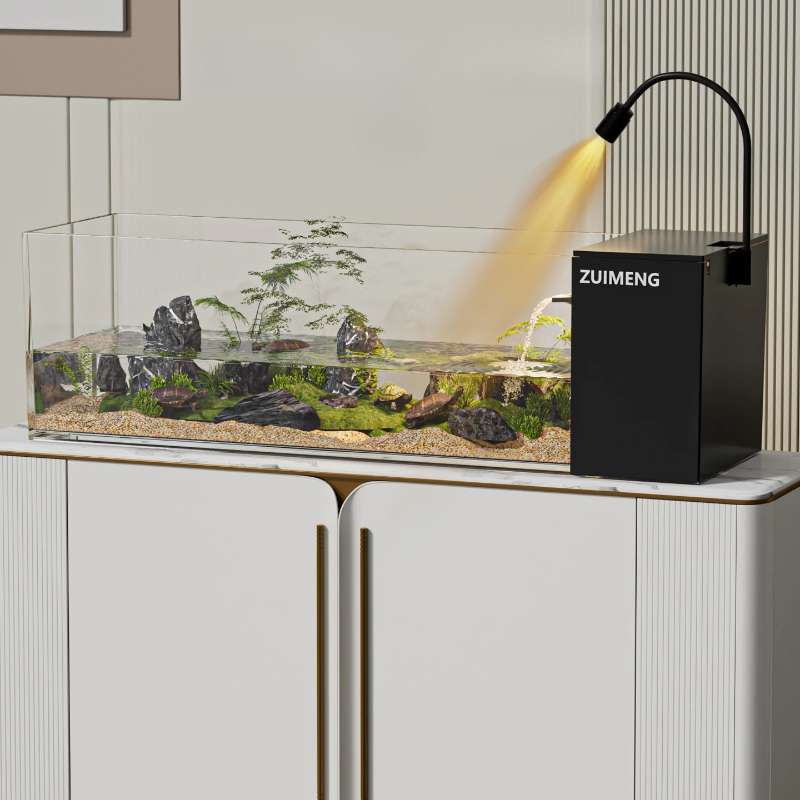 ‌Turtle Aquarium Tank - Fish & - Marine Aquarium With Sump recension och pris