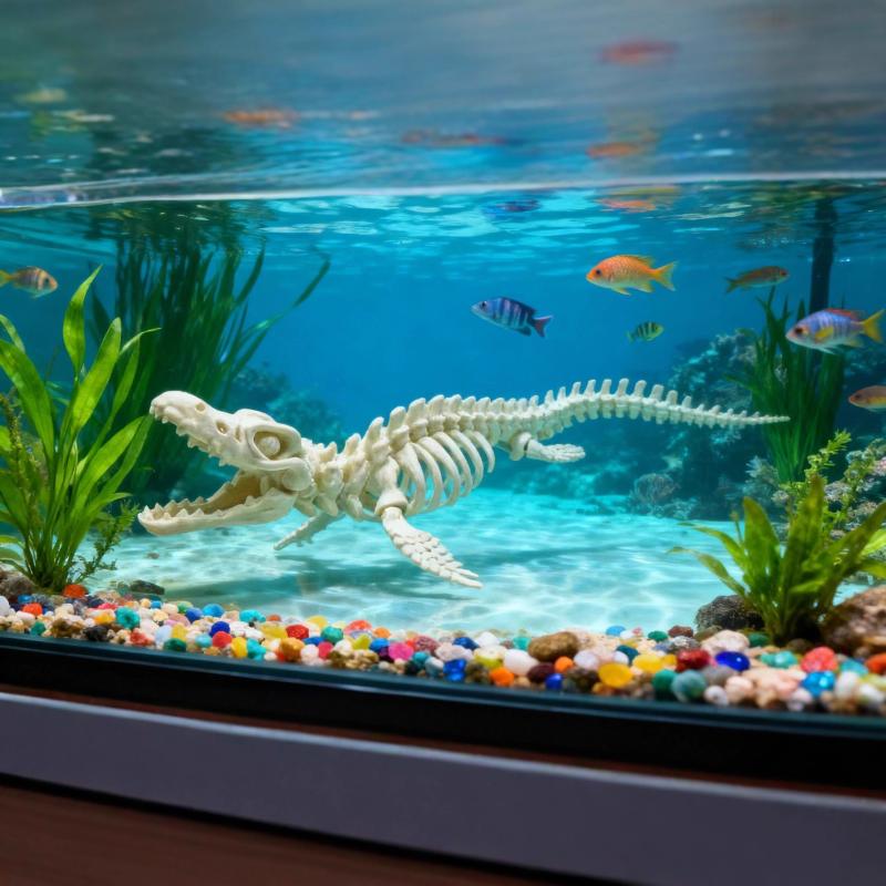 New【Dinosaur Skeleton Model Fi - Marine Aquarium Home recension och pris