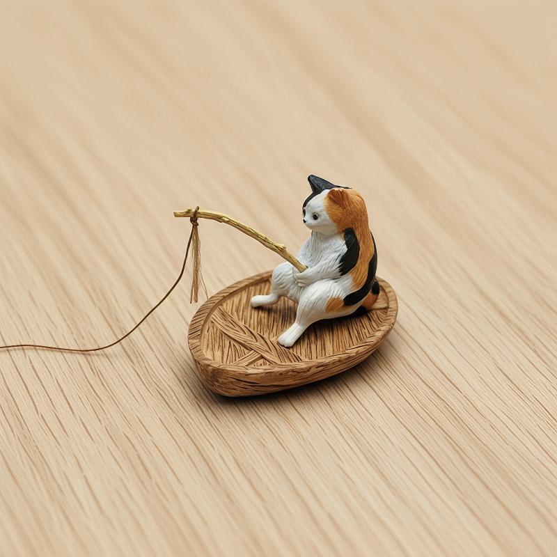 Resin Cat Fishing Boat Aquariu - Aquarium Marina recension och pris