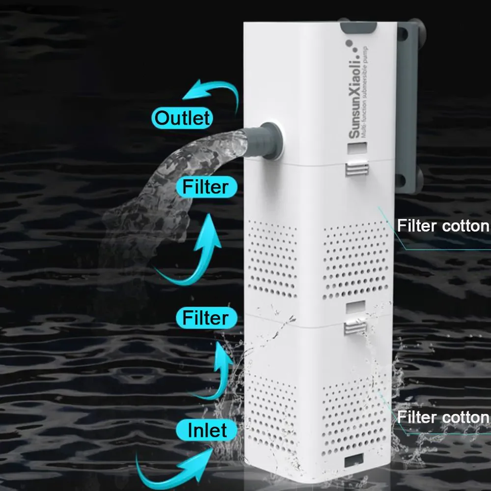 3 In 1 Aquarium Filter Pump Aq - Aquarium Marine Filter recension och pris