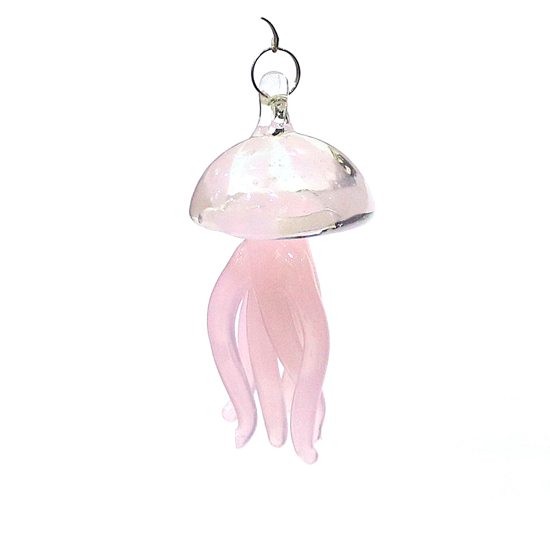 Pink Jellyfish Glass Pendant C - Marine Aquarium Home recension och pris